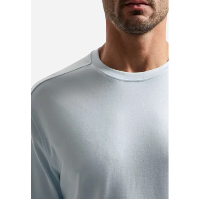 No Excess T-shirt crewneck solid heavy interl sky 31340261SN-134 large