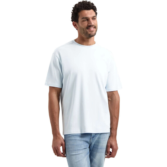 No Excess T-shirt crewneck solid heavy interl sky 31340261SN-134 large