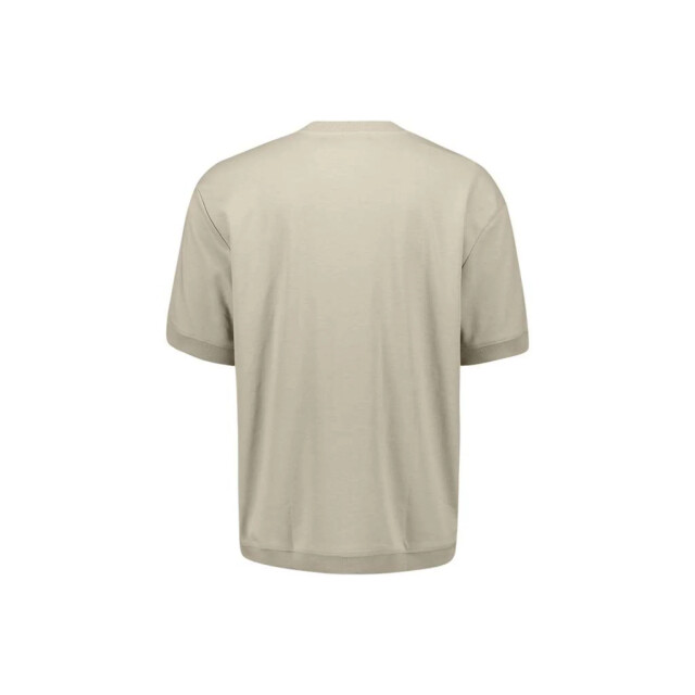 No Excess T-shirt crewneck solid heavy interl taupe 31340281-044 large