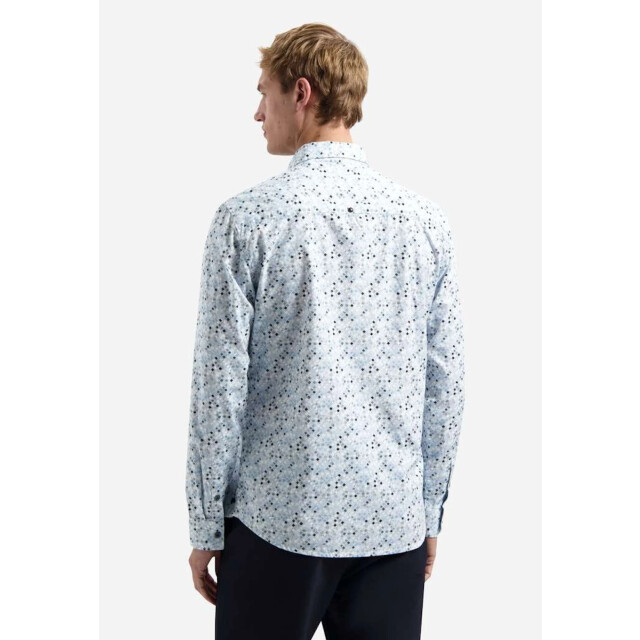No Excess Shirt allover printed blue 31430114-030 large