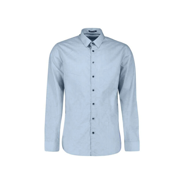 No Excess Shirt allover jacquard blue 31430147-030 large