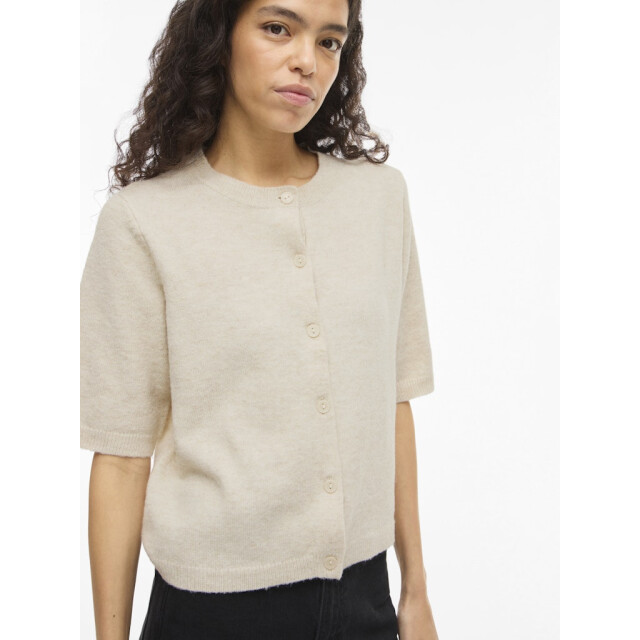 Vila viliga 2/4 o-neck knit cardigan n 14113226 birch 06741.198.0095 large