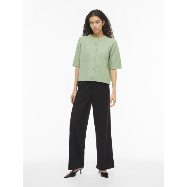 Vila viliga 2/4 o-neck knit cardigan n 14113226 smoke green 06741.369.0095 large