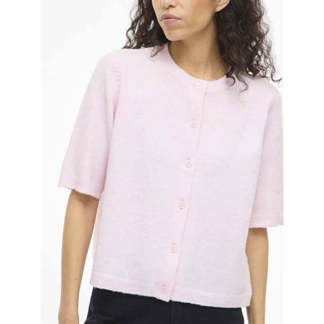 Vila viliga 2/4 o-neck knit cardigan n 14113226 cherry blossom 06741.770.0029 large