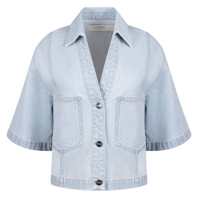 Nukus Nks13104 24 stijn jacket bleached denim NKS13104 24 large