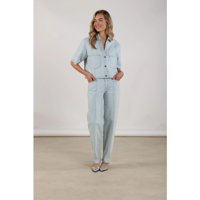 Nukus Nks13104 24 stijn jacket bleached denim NKS13104 24 large