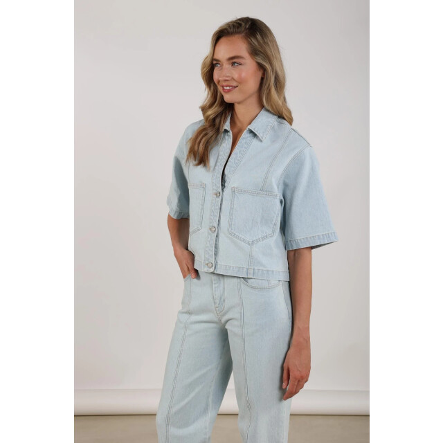 Nukus Nks13104 24 stijn jacket bleached denim NKS13104 24 large