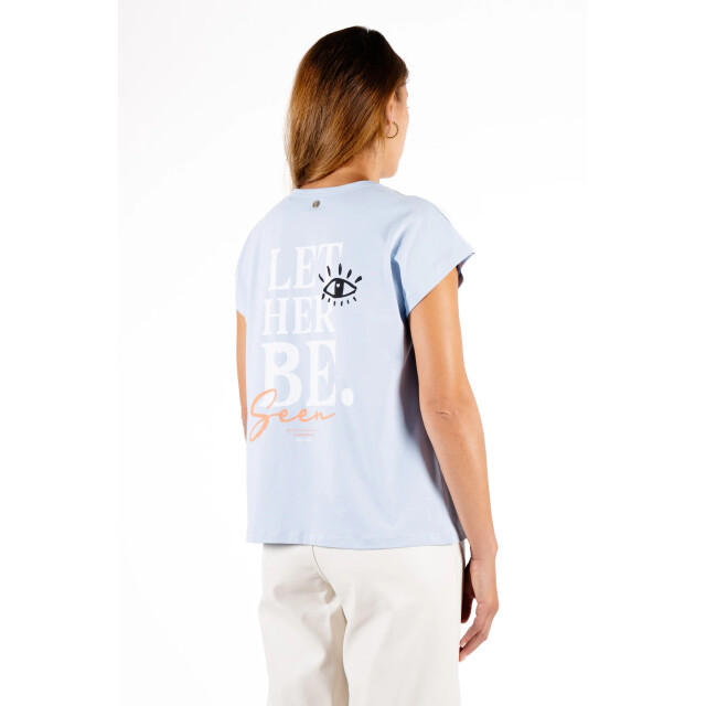 Rino & Pelle Livia.7002621 rino&pelle t-shirt with print light blue Livia.7002621 Light blue large