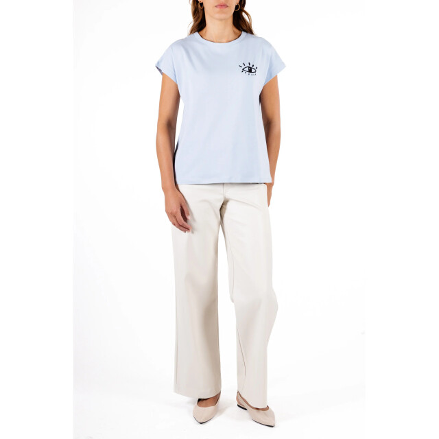 Rino & Pelle Livia.7002621 rino&pelle t-shirt with print light blue Livia.7002621 Light blue large