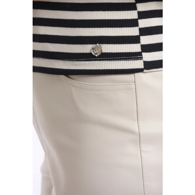 Rino & Pelle Uma.7002621 rino&pelle tanktop black white striped Uma.7002621 Black white striped large