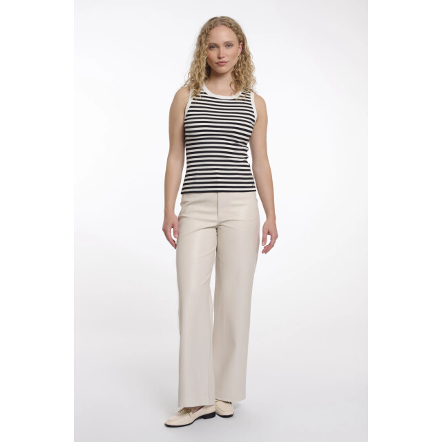 Rino & Pelle Uma.7002621 rino&pelle tanktop black white striped Uma.7002621 Black white striped large