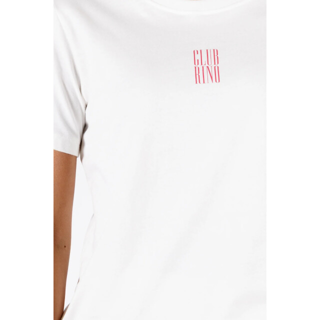 Rino & Pelle Howie.7002621 rino&pelle t-shirt h print snow white Howie.7002621 Snow white large