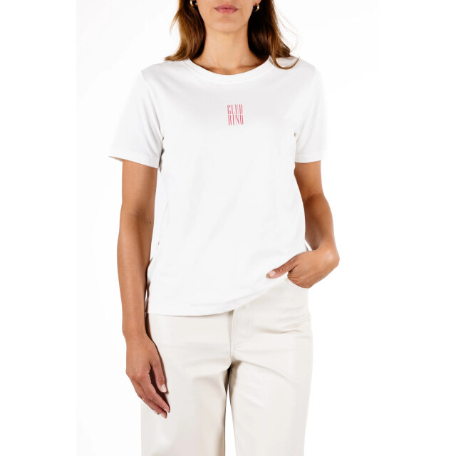 Rino & Pelle Howie.7002621 rino&pelle t-shirt h print snow white Howie.7002621 Snow white large