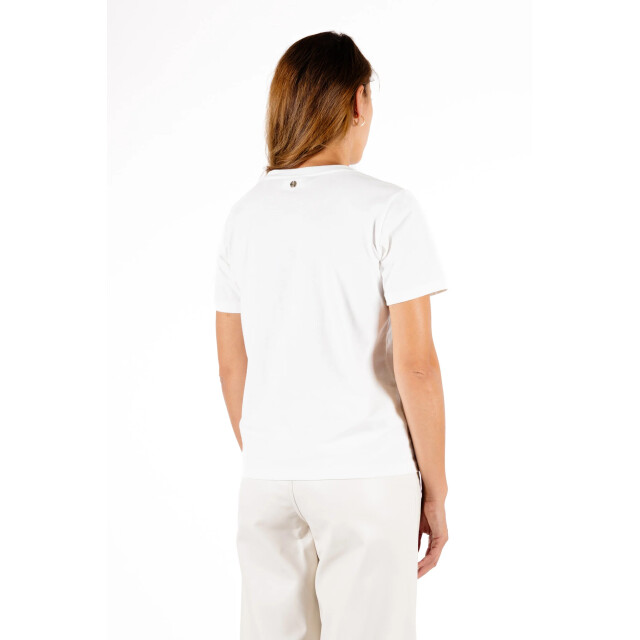 Rino & Pelle Howie.7002621 rino&pelle t-shirt h print snow white Howie.7002621 Snow white large