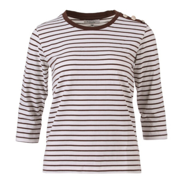 Enjoy T-shirt 431450 bruin 431450 - Bruin large