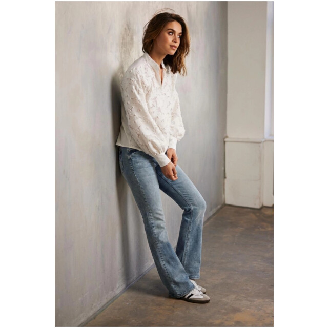 Helena Hart Broek flair denim 7620 vintage blue 7620 large