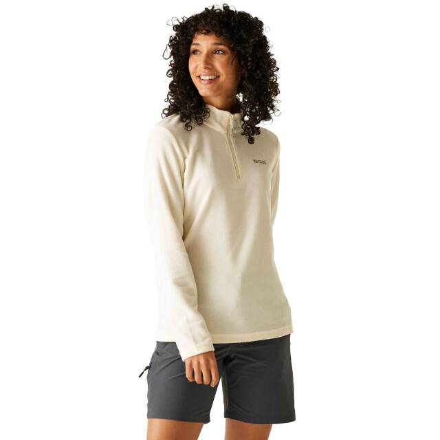 Regatta Geweldige outdoors dames sweetheart 1/4 zip fleece sweater UTRG1248_polarbearparchment large