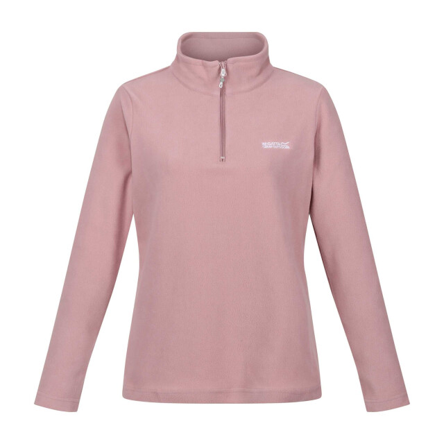Regatta Geweldige outdoors dames sweetheart 1/4 zip fleece sweater UTRG1248_dustyrose large