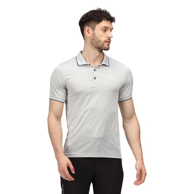 Regatta Heren remex ii polo shirt UTRG4217_silvergrey large