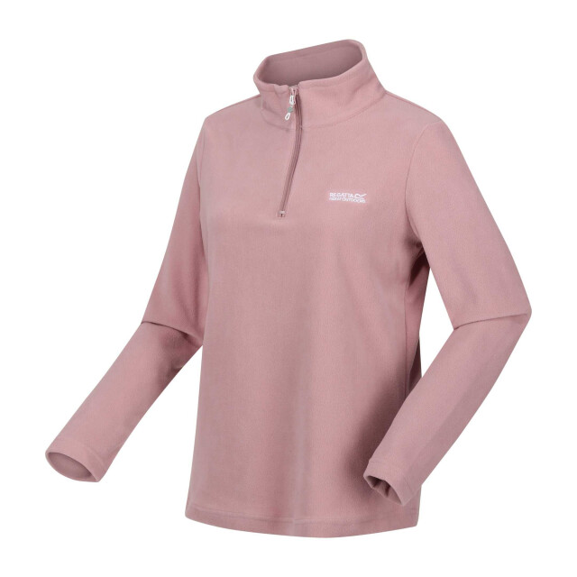 Regatta Geweldige outdoors dames sweetheart 1/4 zip fleece sweater UTRG1248_dustyrose large