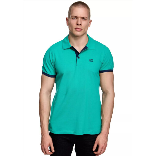 Rusty Neal heren polo marine korte mouw knoopsluiting RN3032 large