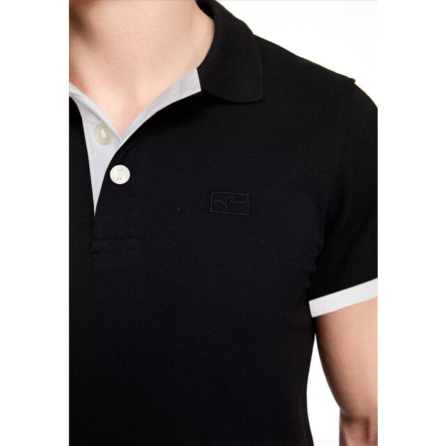 Rusty Neal heren polo wit korte mouw knoopsluiting RN3032-1-1-1-1 large