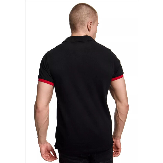 Rusty Neal heren polo rood korte mouw knoopsluiting RN3032-1-1-1 large