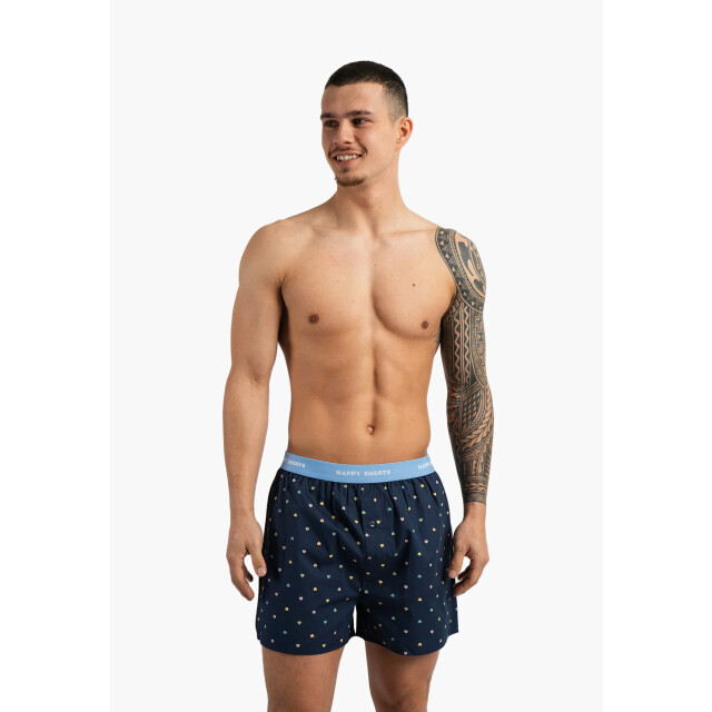 Happy Shorts X wijde boxershorts heren hartjes HS-X-1322 large