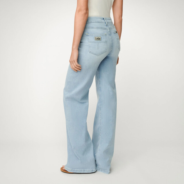 Lois Palazzo bleach blue denim 2142-7909 large