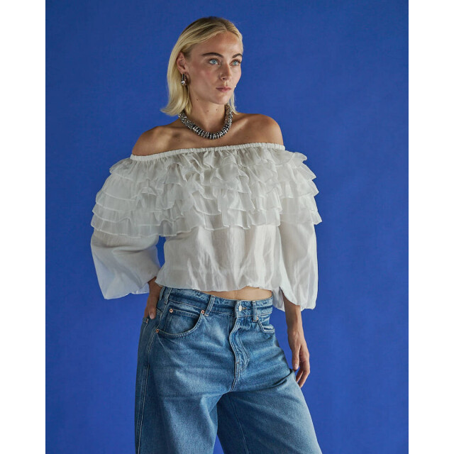 Aaiko Top korte mouw heritage bloom Aaiko Top korte mouw HERITAGE BLOOM large