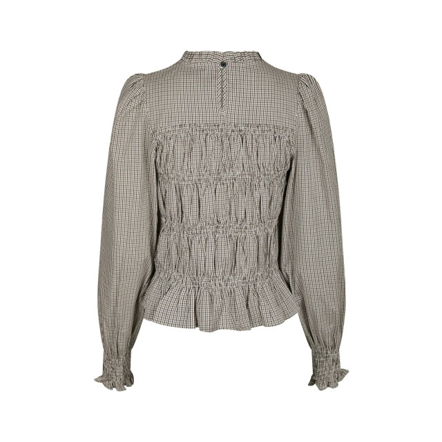 Neo Noir marcia check blouse 166893 306 dusty brown 06615.849.0014 large
