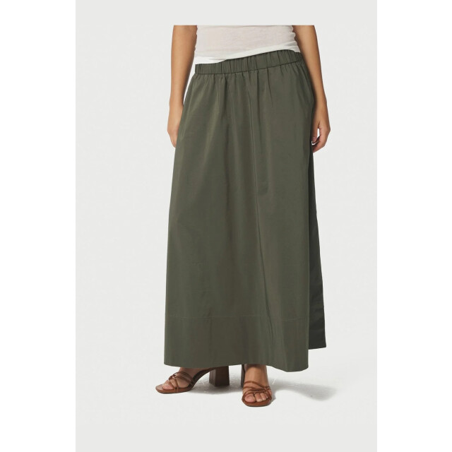 Neo Noir yara long poplin skirt 163076 151 army 06415.340.0004 large