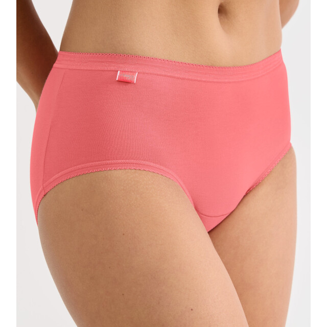 Sloggi Basic+ midi 4-pack multi-colour m006 Sloggi Dames Basic+ Midi 4 pack 10071781 M006 Multi Colour large