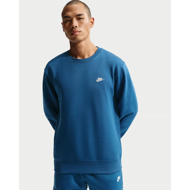 Nike club men's fleece crew sweater heren - 074550_200-L large