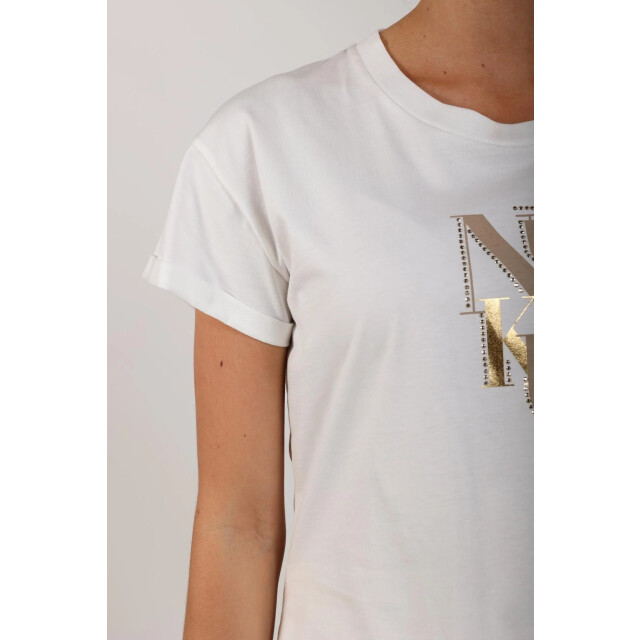 Nukus Nks04018 131 rowena shirt offwhite/sand NKS04018 131 large