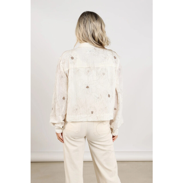 Nukus Nks02167 17 adora blouse embroidery off white NKS02167 17 large