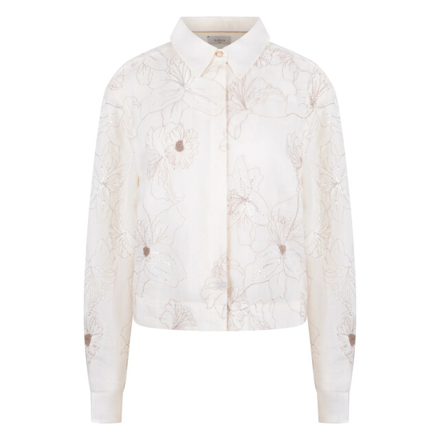 Nukus Nks02167 17 adora blouse embroidery off white NKS02167 17 large