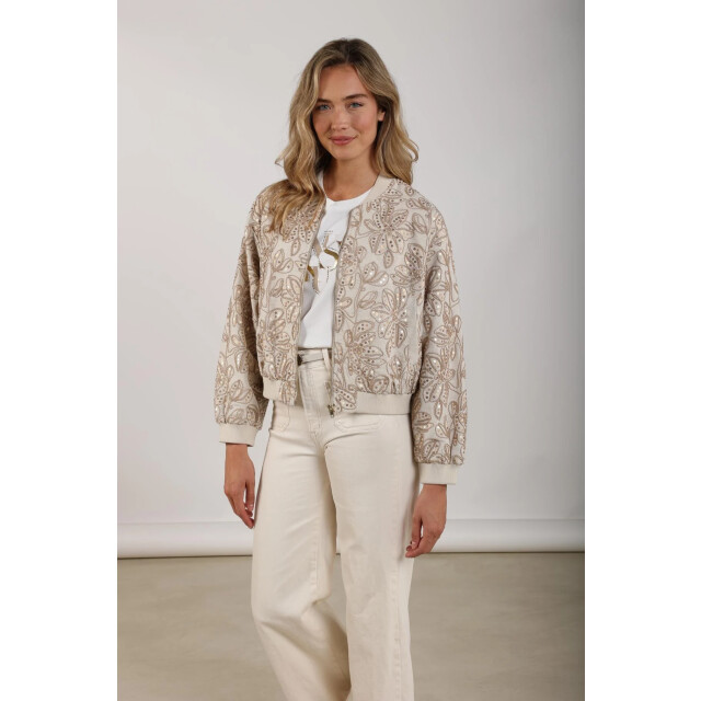 Nukus Nks13083 9 ginny bomber paillet sand NKS13083 9 large