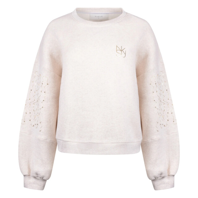 Nukus Nks03067 54 rami pullover sand melange NKS03067 54 large