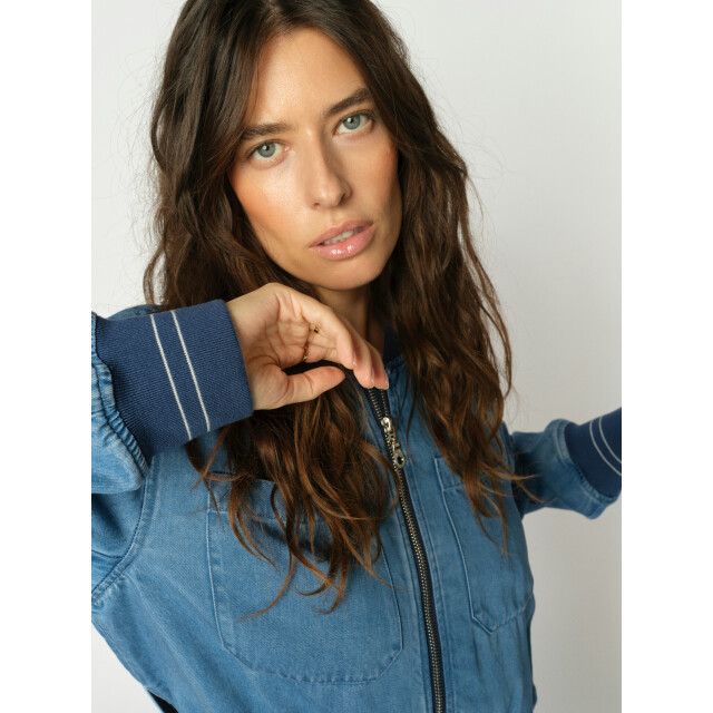 Mos Mosh 176620 405 mosmosh mmcate onyx jacket light blue denim 176620 405 large