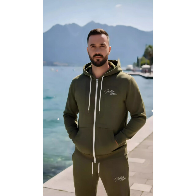 Indigo Denim Denim joggingpak heren kaki ID075-1 large