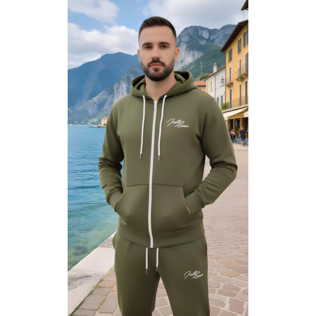 Indigo Denim Denim joggingpak heren kaki ID075-1 large