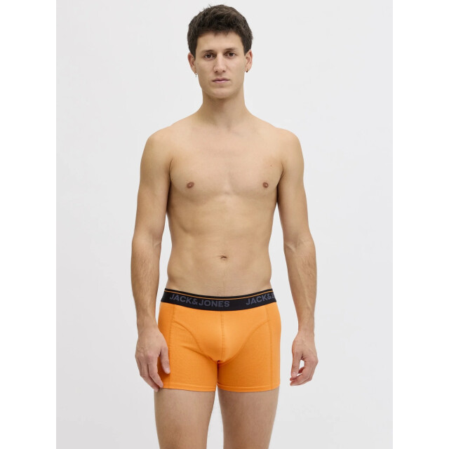 Jack & Jones Heren boxershorts trunks jactheodore 5-pack effen multicolor 12294694-Beaucoup Blue large