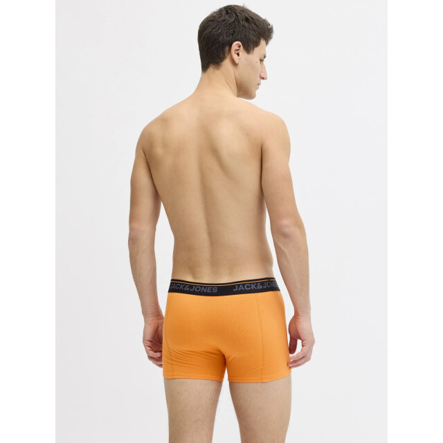 Jack & Jones Heren boxershorts trunks jactheodore 5-pack effen multicolor 12294694-Beaucoup Blue large