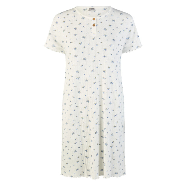 By Louise Dames nachthemd korte mouw gebloemd BL-6236-02 large