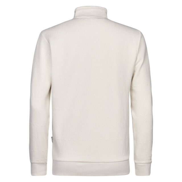 Petrol Industries men sweater collar zip m-1060-swc333 0112 seashell 05791.112.0007 large