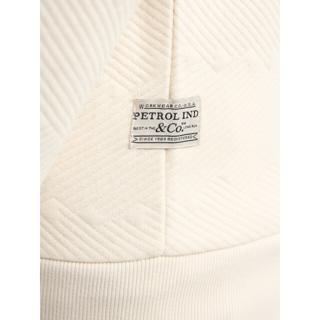 Petrol Industries men sweater collar zip m-1060-swc333 0112 seashell 05791.112.0007 large