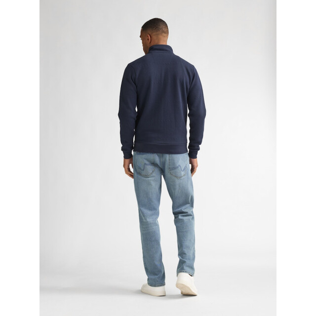 Petrol Industries men sweater collar zip m-1060-swc333 5178 blue 05791.261.0029 large