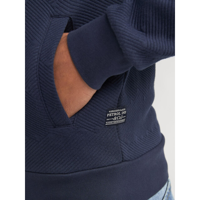 Petrol Industries men sweater collar zip m-1060-swc333 5178 blue 05791.261.0029 large