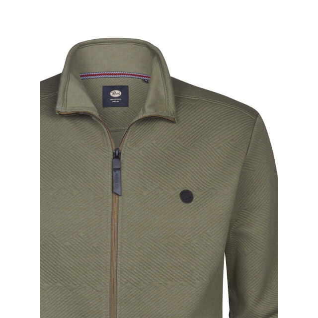 Petrol Industries men sweater collar zip m-1060-swc333 6134 dusty army 05791.340.0007 large